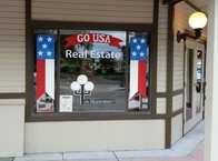 Real Estate On Mainstreet Window Painting