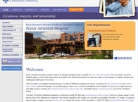 Porter Hospital Foundation Website