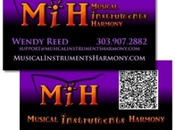 Musical Instruments Harmony Business Card