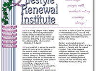 Lifestyle Renewal Institute Website